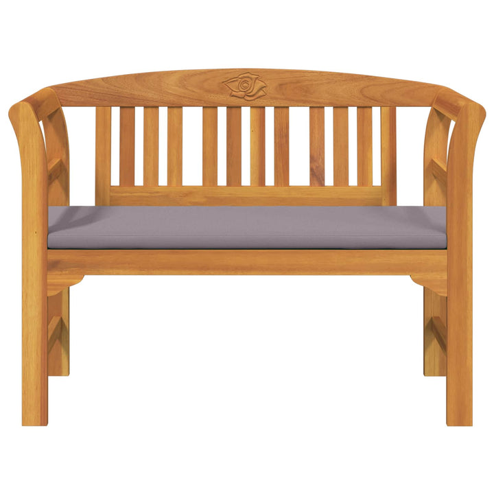 Rosabänk Naturlig 114 X 46 X 82,5 Cm Massivt Akaciaträ