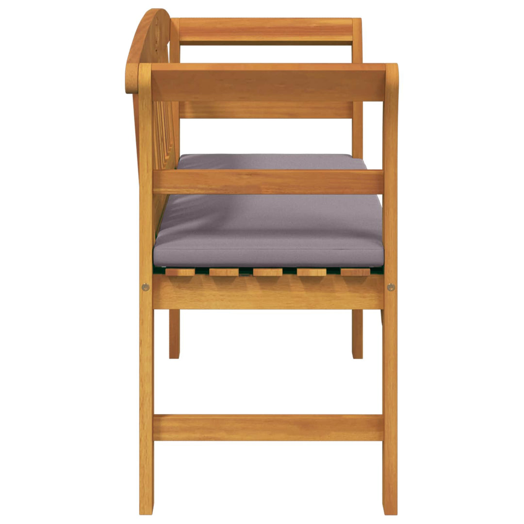 Rosabänk Naturlig 114 X 46 X 82,5 Cm Massivt Akaciaträ