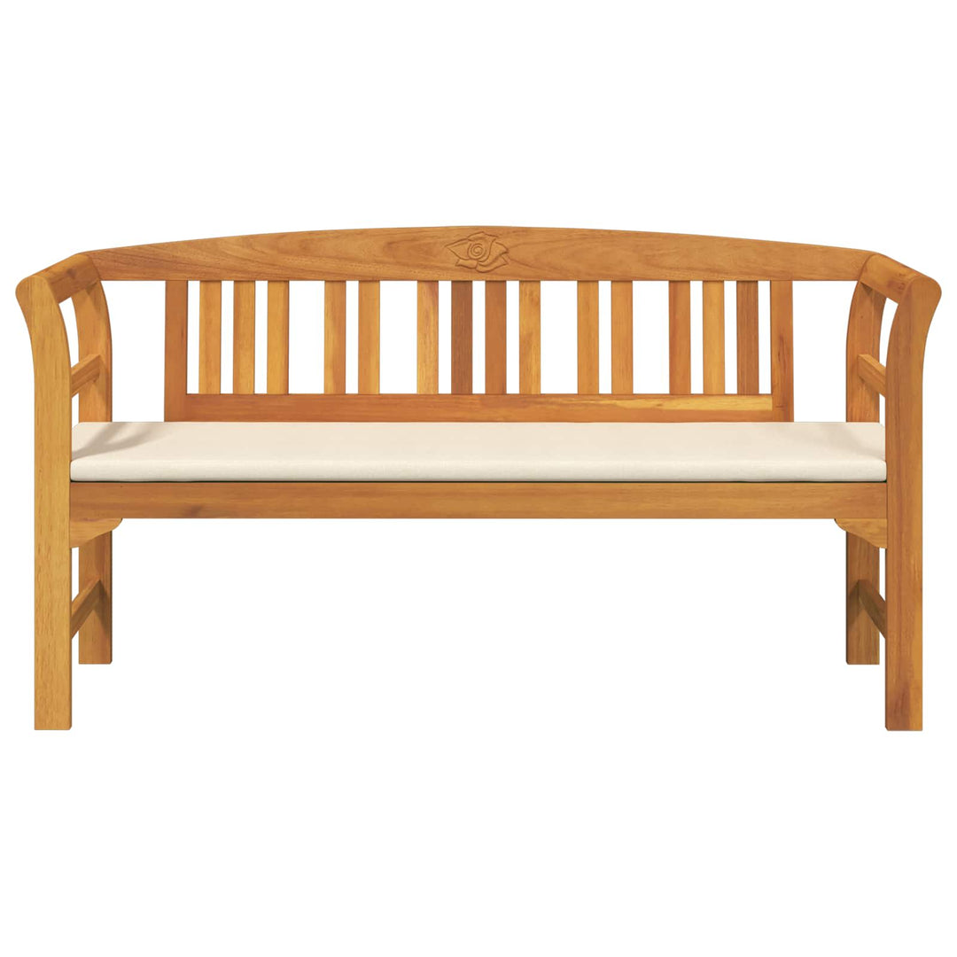 Rosabänk Naturlig 157 X 46 X 82,5 Cm Massivt Akaciaträ