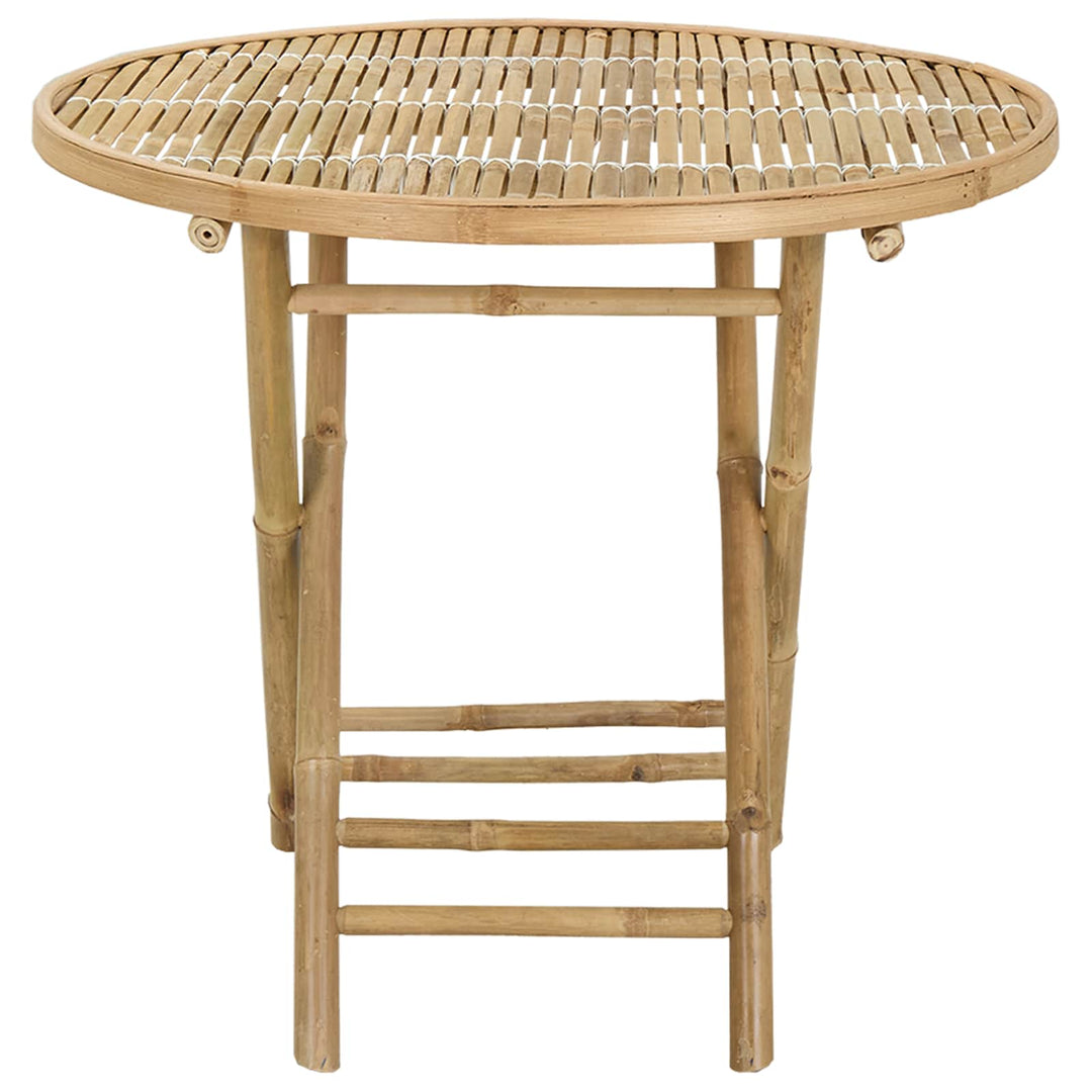 Trädgårdsbord Naturfärg 80 X 70 Cm Bambu