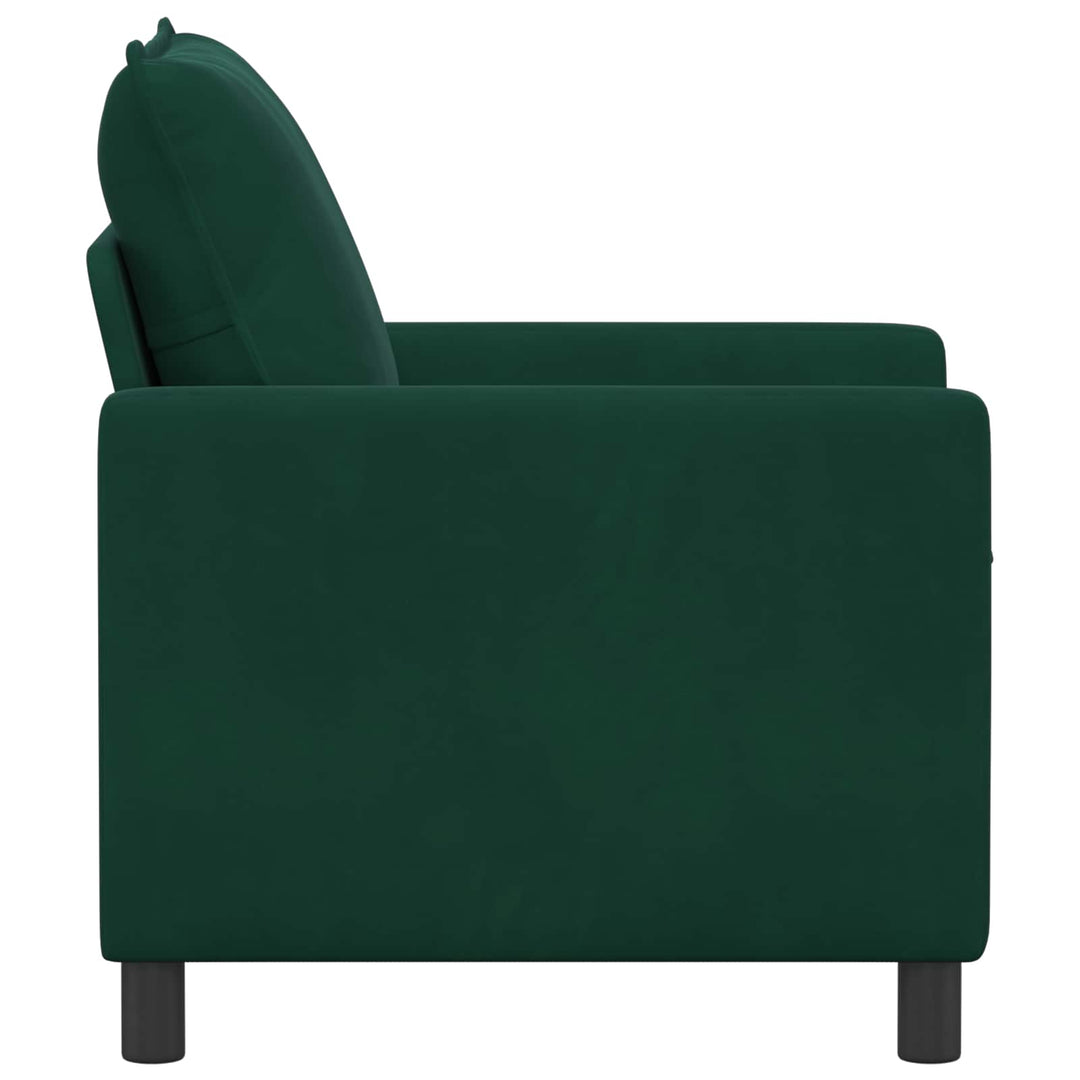 Soffa Mörkgrön 76 X 81 X 87,5 Cm Sammet