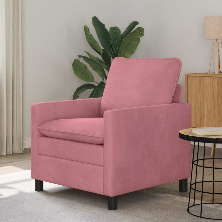 Soffa Rosa 76 X 81 X 87,5 Cm Sammet