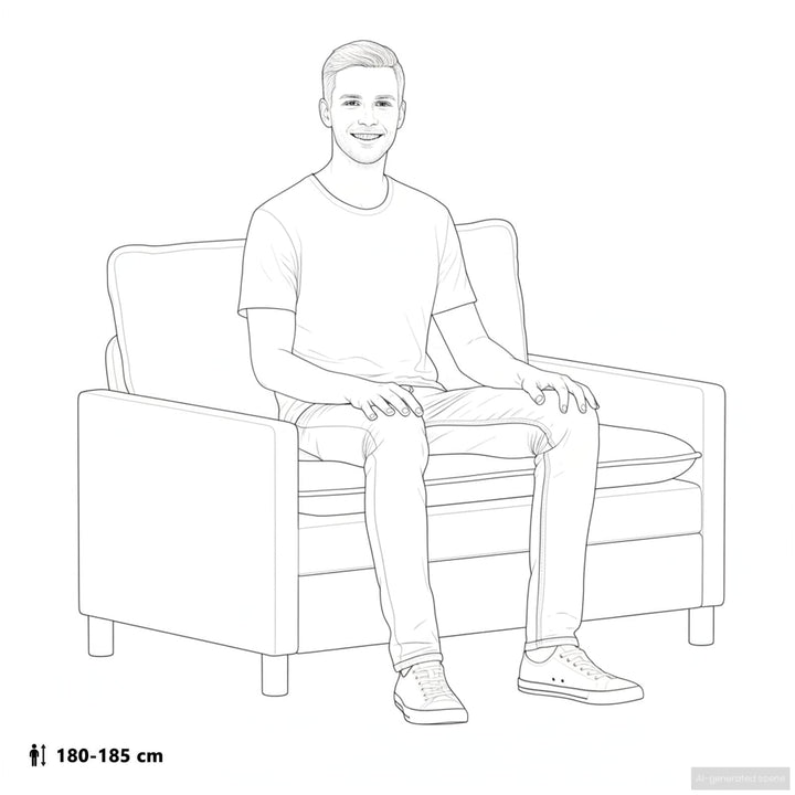 Soffa Mörkgrå 126 X 81 X 87,5 Cm Sammet