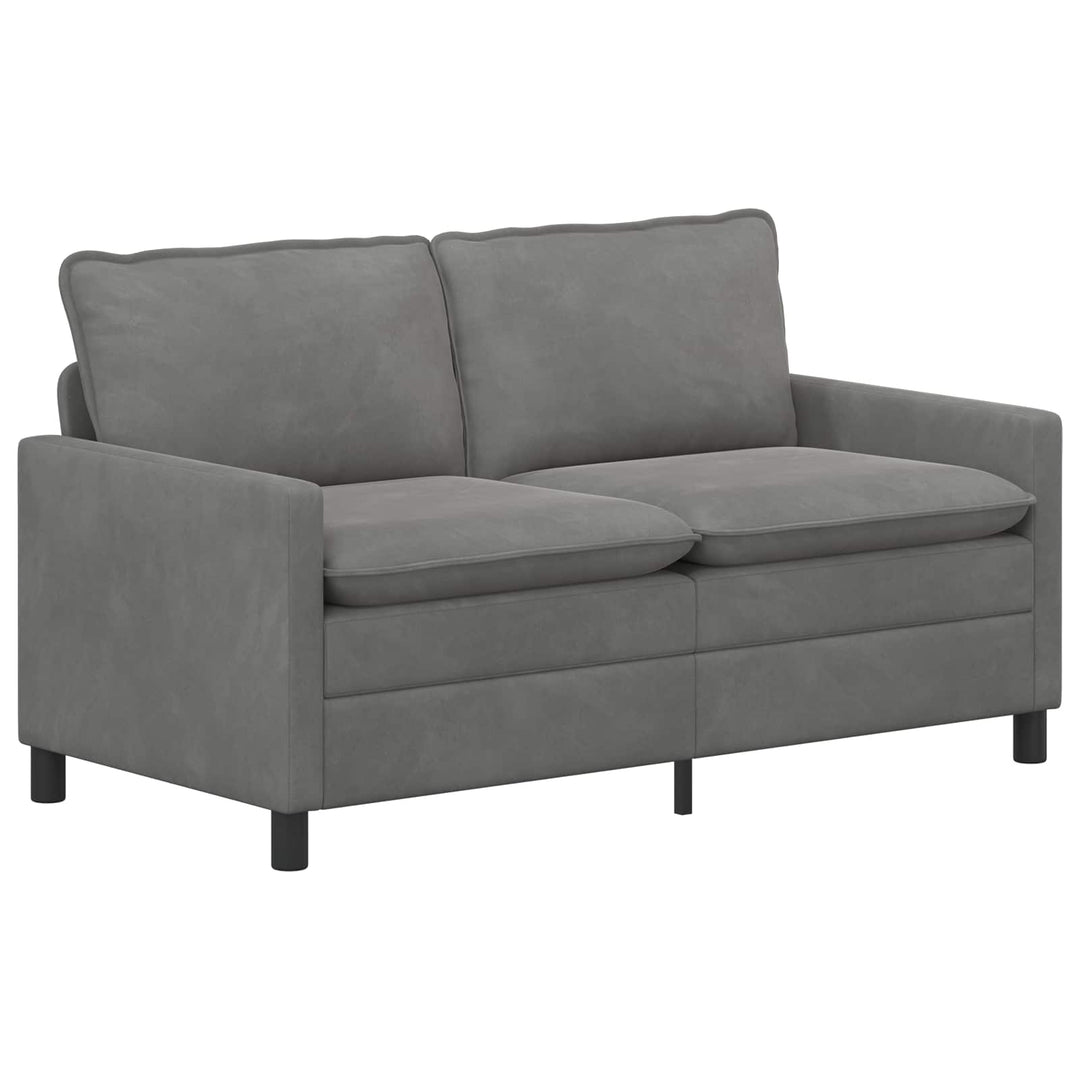 Soffa Mörkgrå 156 X 81 X 87,5 Cm Sammet