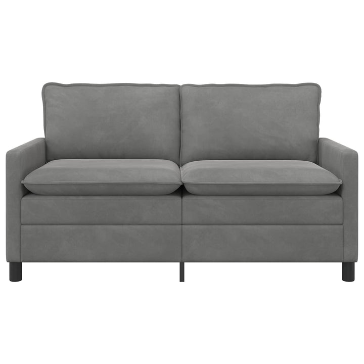 Soffa Mörkgrå 156 X 81 X 87,5 Cm Sammet