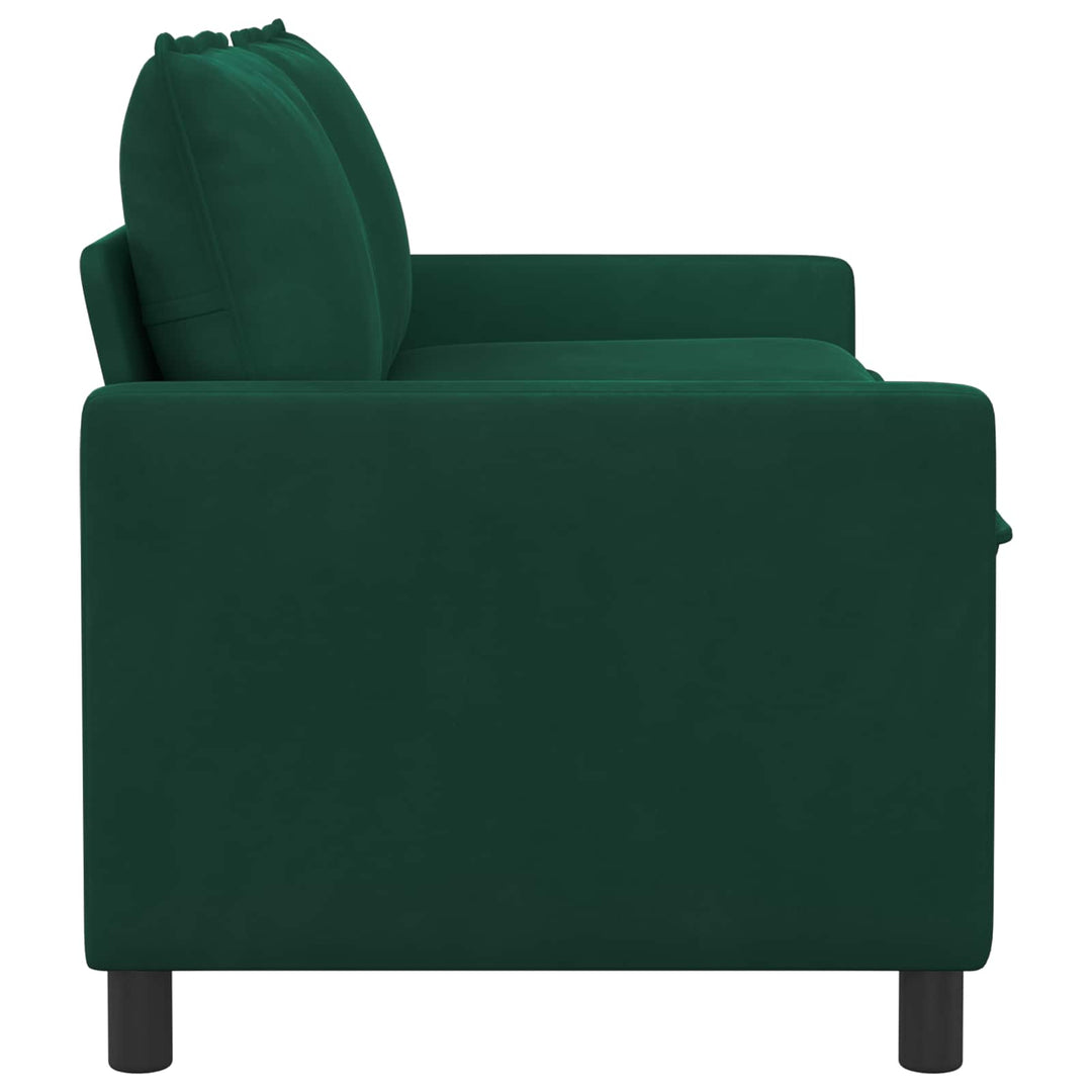Soffa Mörkgrön 156 X 81 X 87,5 Cm Sammet