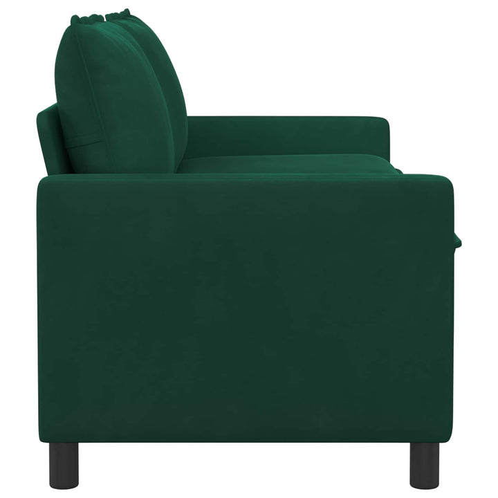 Soffa Mörkgrön 156 X 81 X 87,5 Cm Sammet