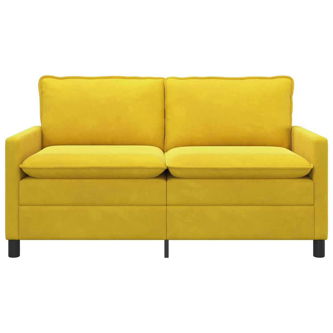 Soffa Gul 156 X 81 X 87,5 Cm Sammet