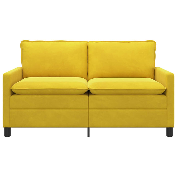 Soffa Gul 156 X 81 X 87,5 Cm Sammet