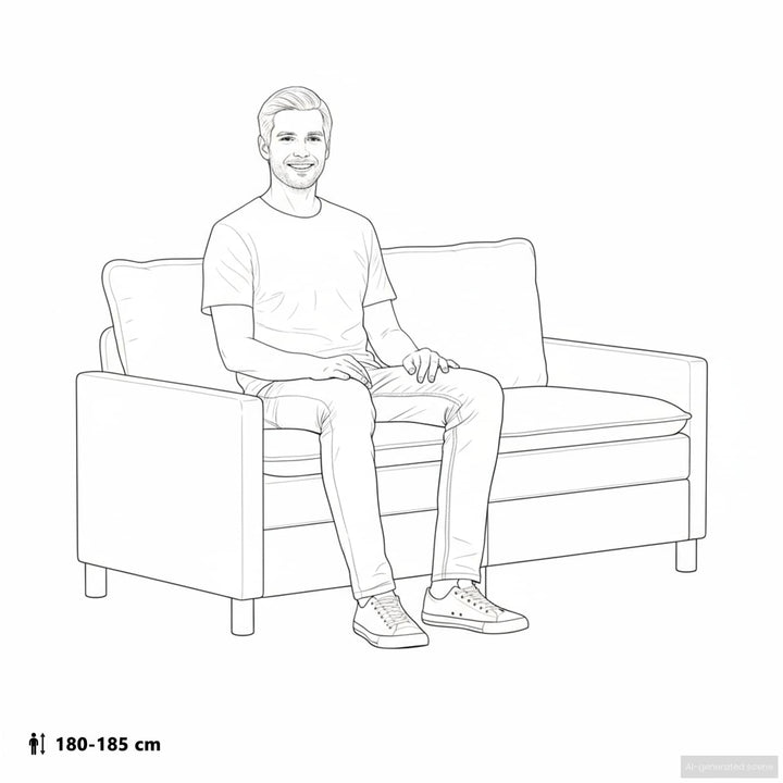 Soffa Gräddvit 156 X 81 X 87,5 Cm Sammet