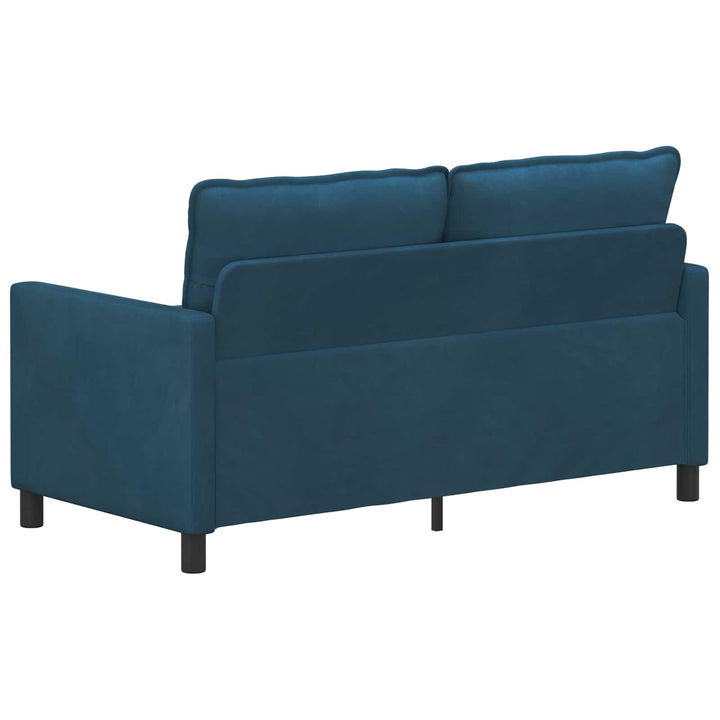 Soffa Blå 156 X 81 X 87,5 Cm Sammet
