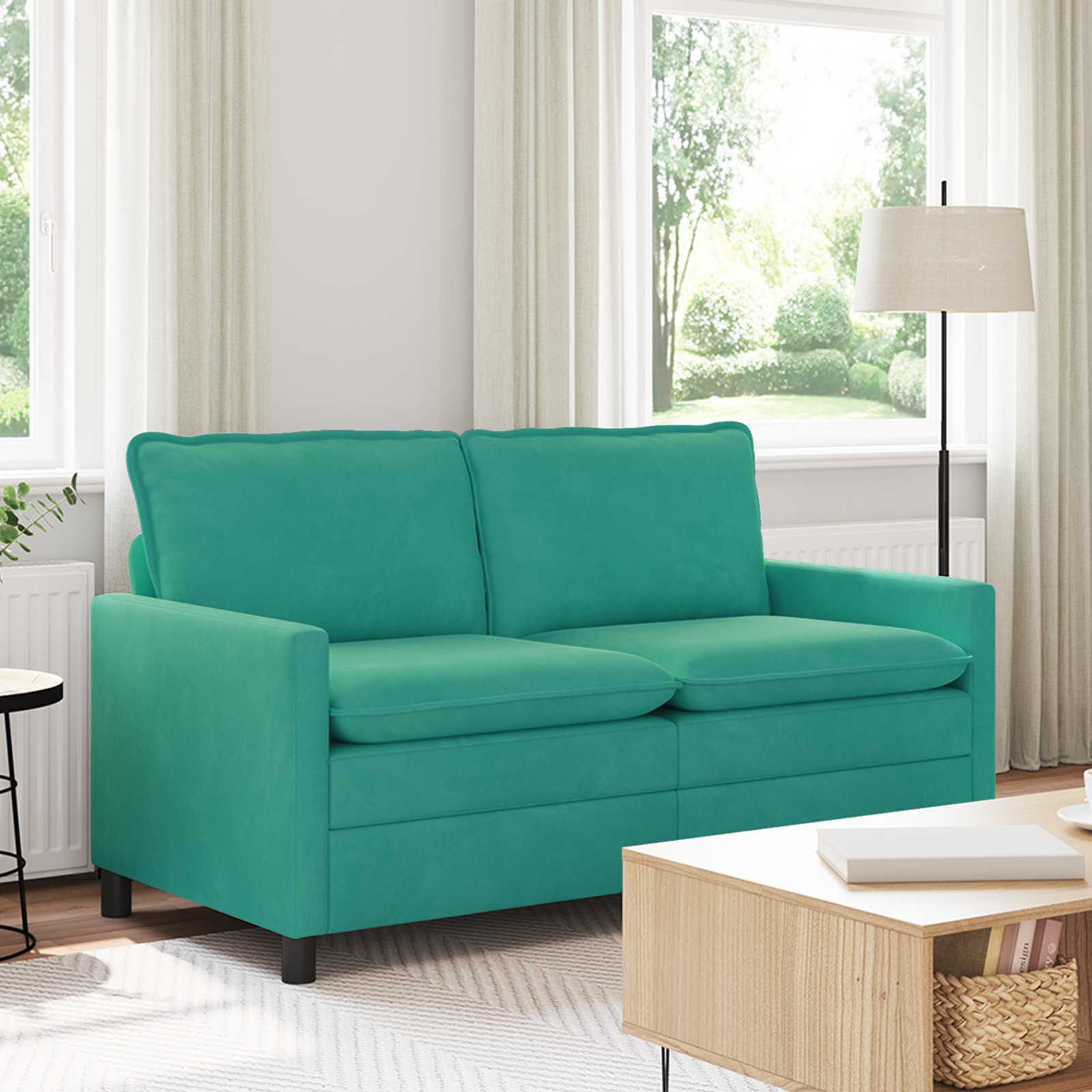Soffa Turkos 156 X 81 X 87,5 Cm Sammet