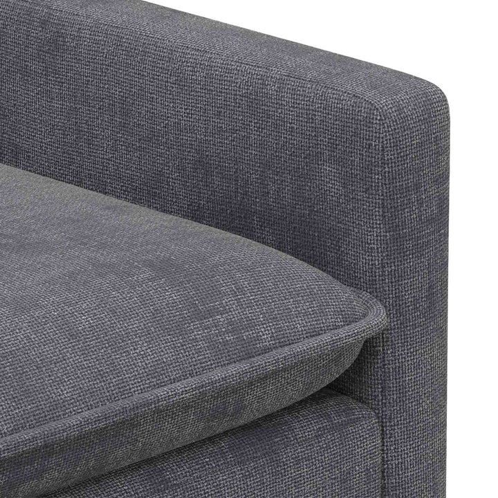 Soffa Mörkgrå 156 X 81 X 87,5 Cm Polyester