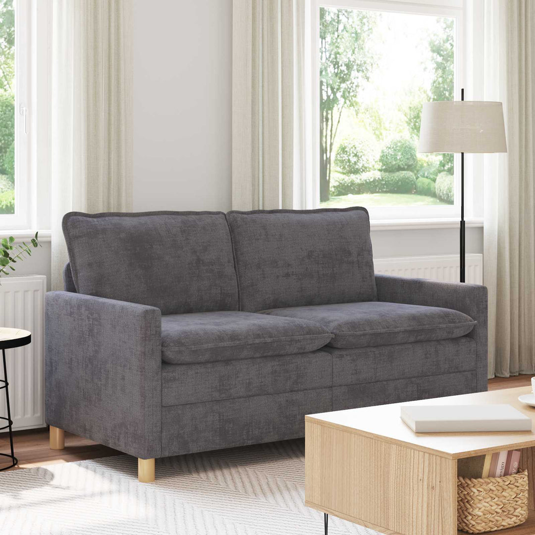 Soffa Mörkgrå 156 X 81 X 87,5 Cm Polyester