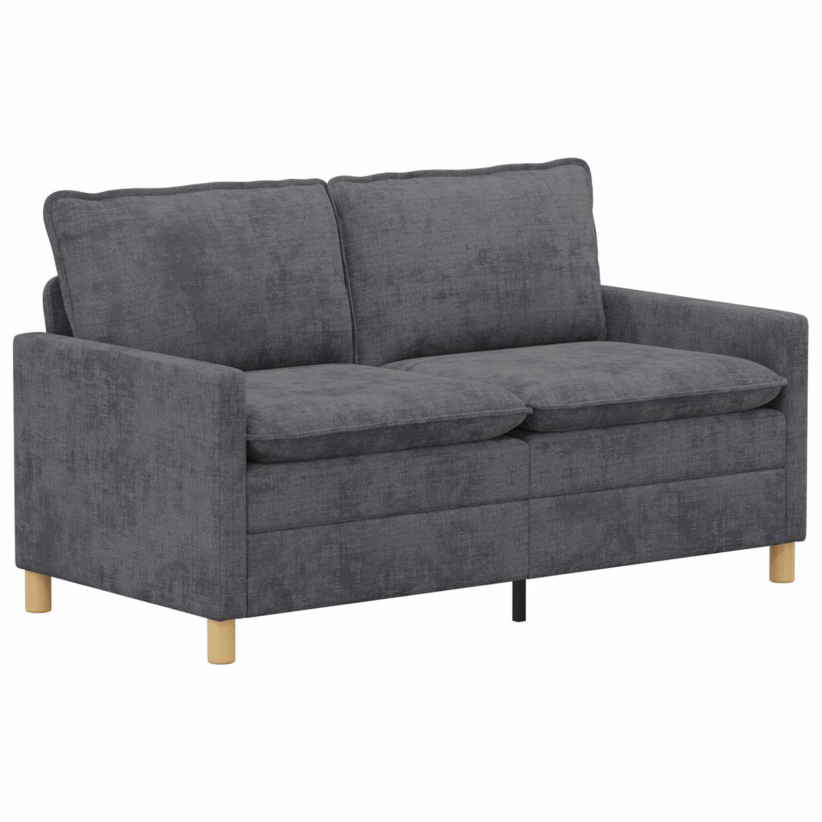 Soffa Mörkgrå 156 X 81 X 87,5 Cm Polyester