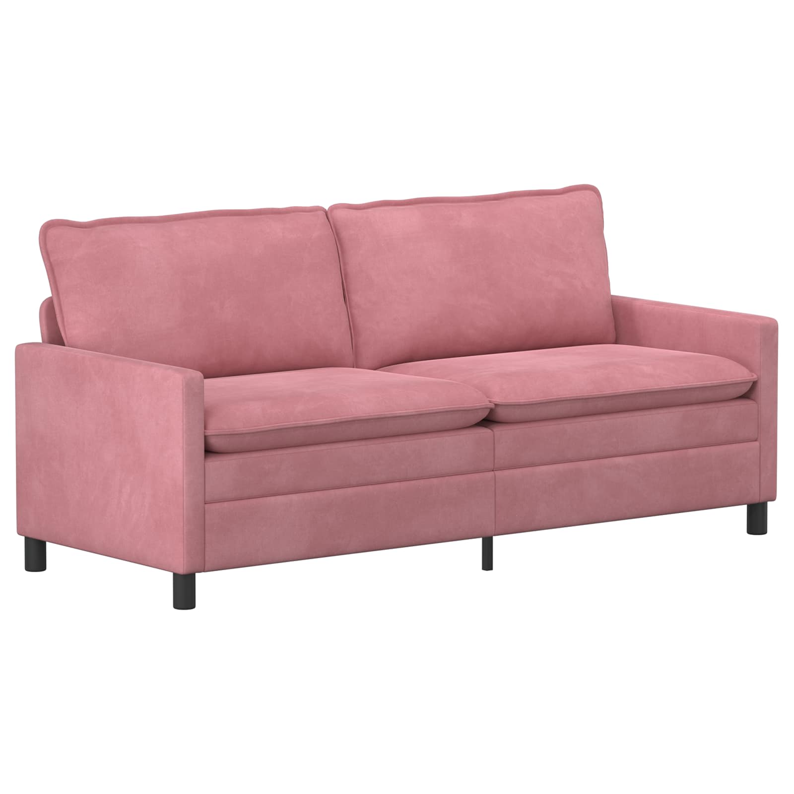 Soffa Rosa 196 X 81 X 87,5 Cm Sammet