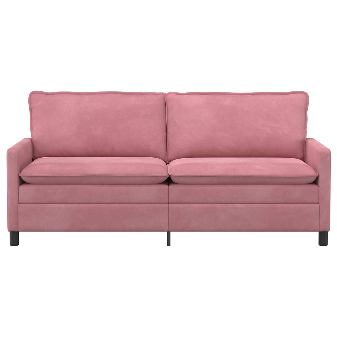 Soffa Rosa 196 X 81 X 87,5 Cm Sammet