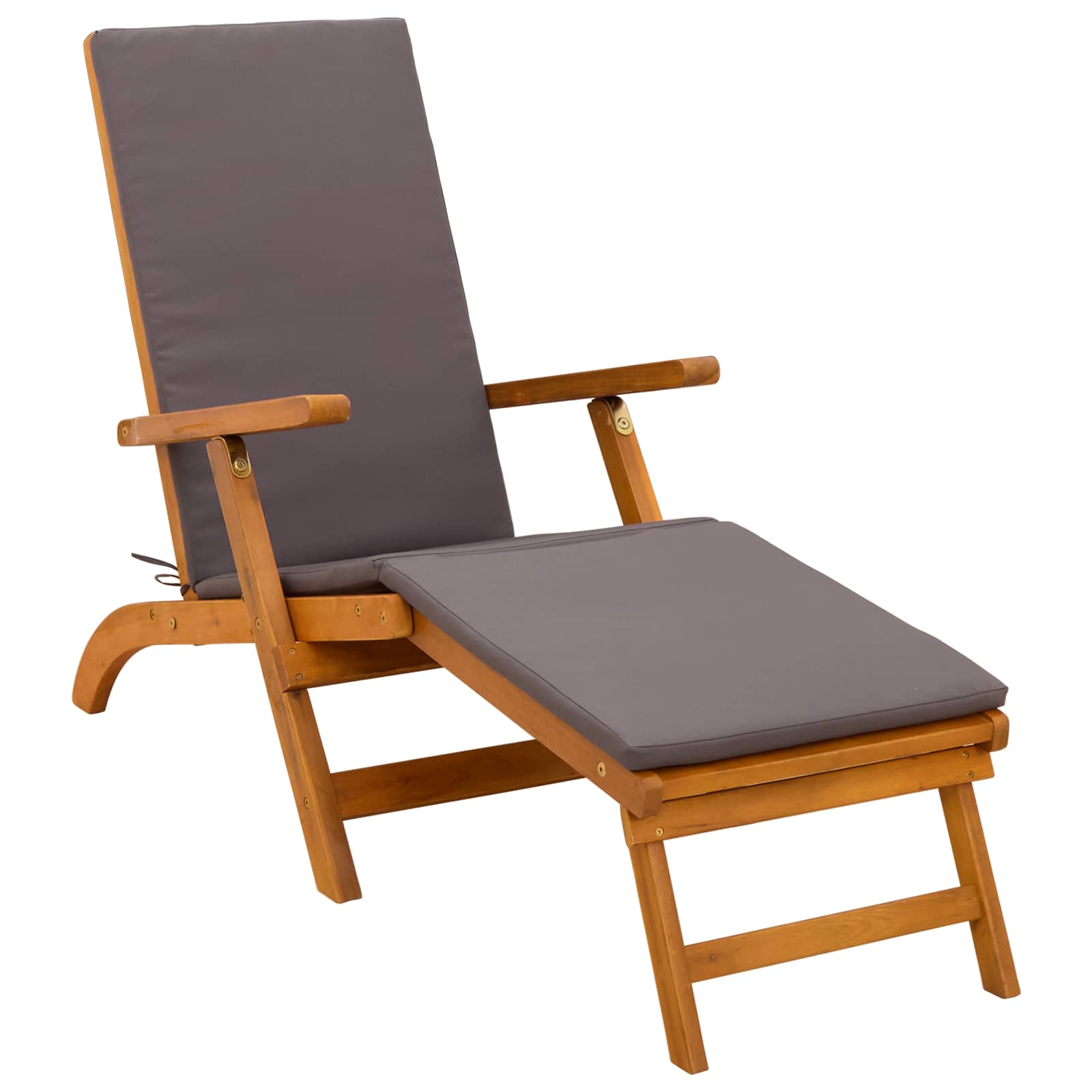 Reclining Och Fällbar Solstol 55 X 146 X 91 Cm