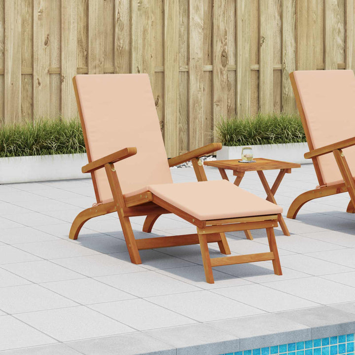 Reclining Och Fällbar Solstol 55 X 146 X 91 Cm