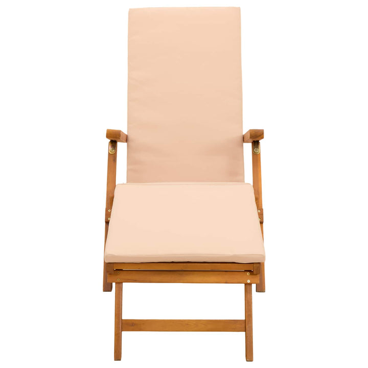Reclining Och Fällbar Solstol 55 X 146 X 91 Cm