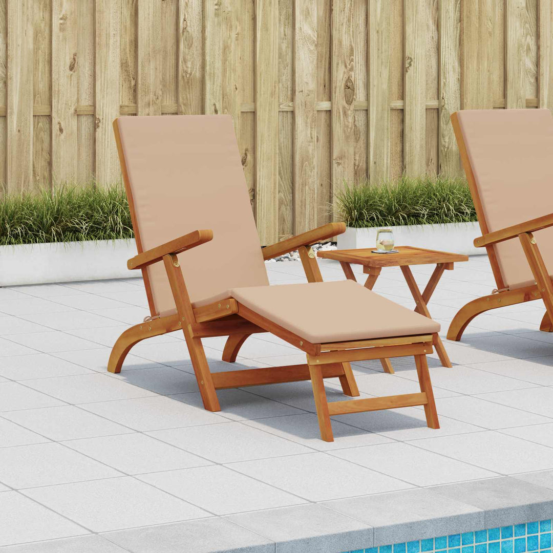 Reclining Och Fällbar Solstol 55 X 146 X 91 Cm