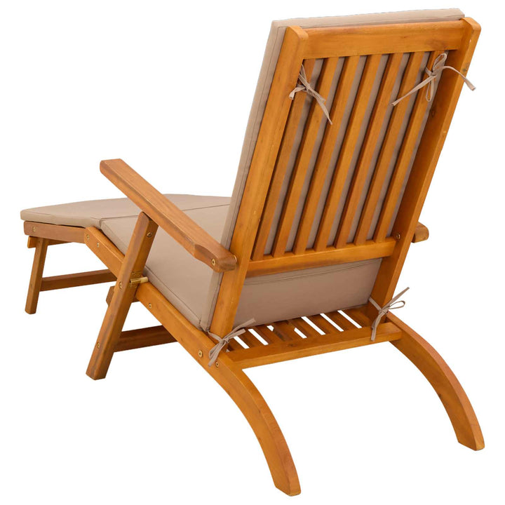 Reclining Och Fällbar Solstol 55 X 146 X 91 Cm