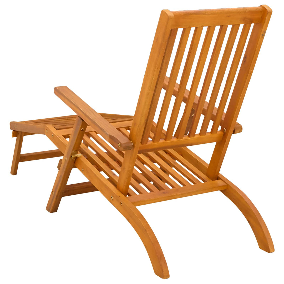 Reclining Och Fällbar Solstol 2 Pcs 55 X 146 X 91 Cm