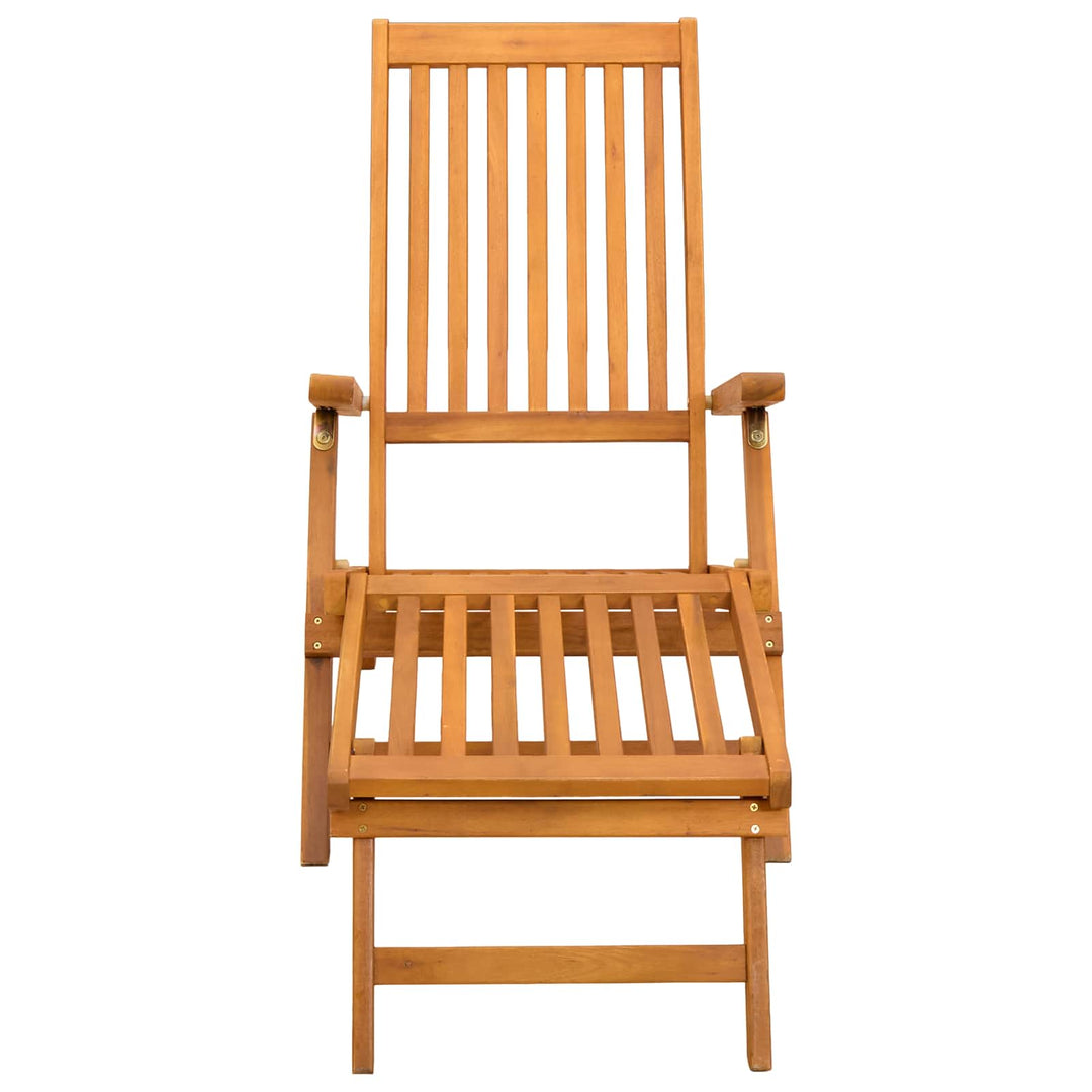 Reclining Och Fällbar Solstol 2 Pcs 55 X 146 X 91 Cm