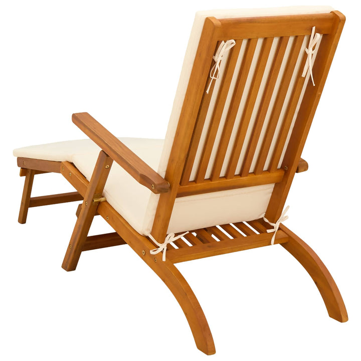 Reclining Och Fällbar Solstol 2 Pcs 55 X 146 X 91 Cm