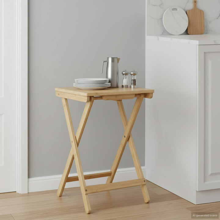 Köksbord Naturfärg 40 X 30 X 53,5 Cm Bambus
