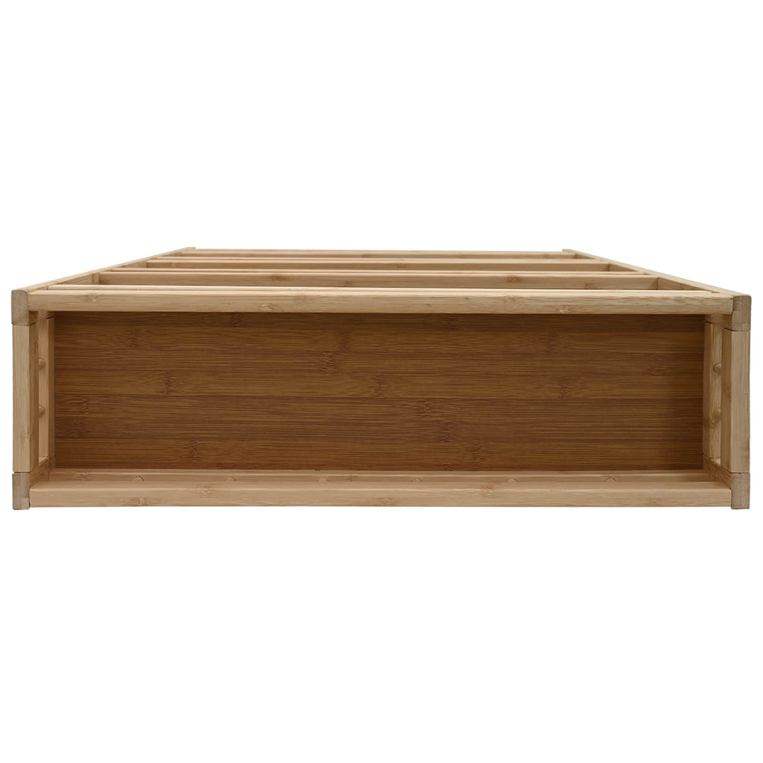 Köksvagn Med Hjul Naturfärg 60 X 18 X 97 Cm Bambus