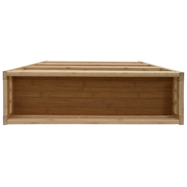 Köksvagn Med Hjul Naturfärg 60 X 18 X 97 Cm Bambus