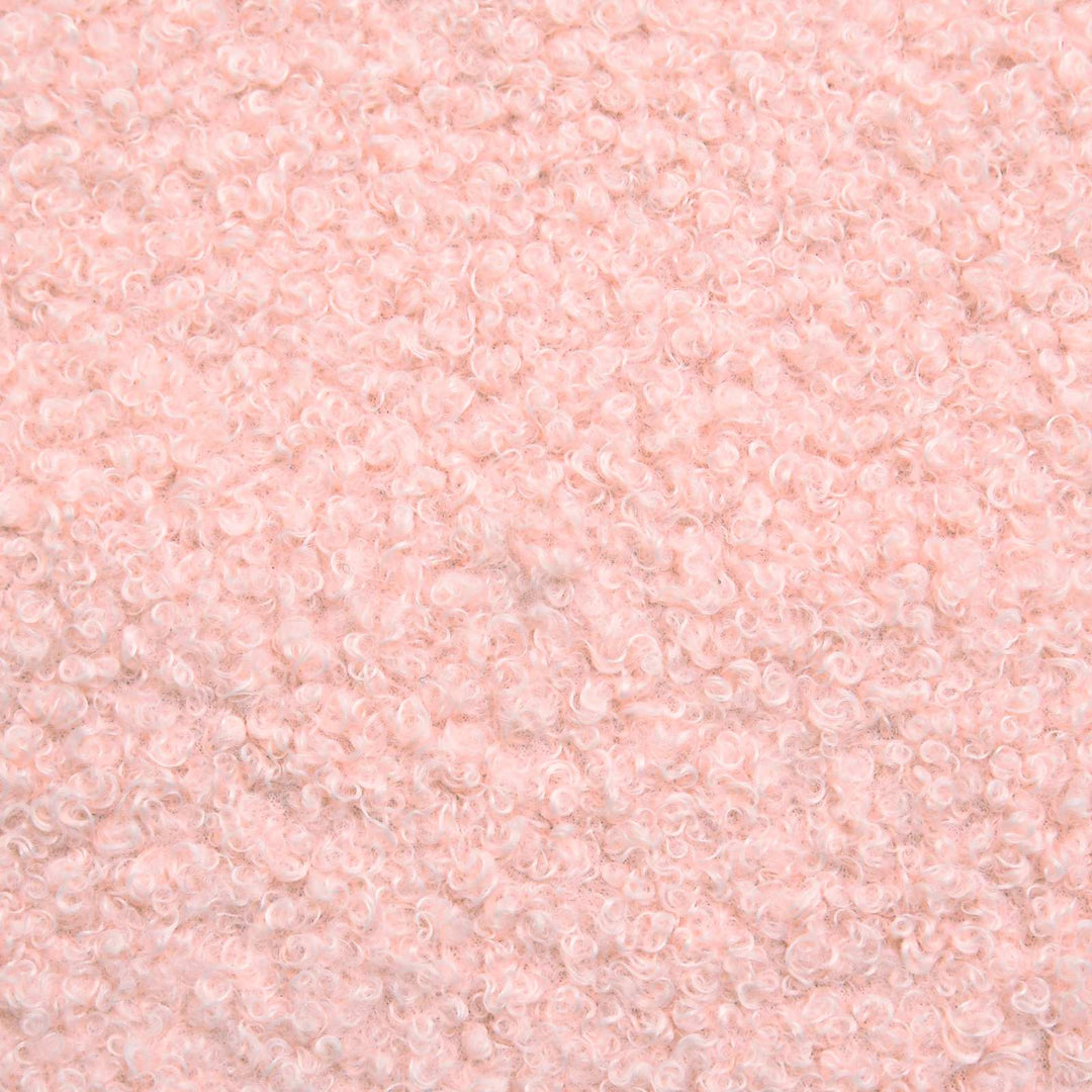 Fotpall Rosa 55 X 35 X 41 Cm Bouclé