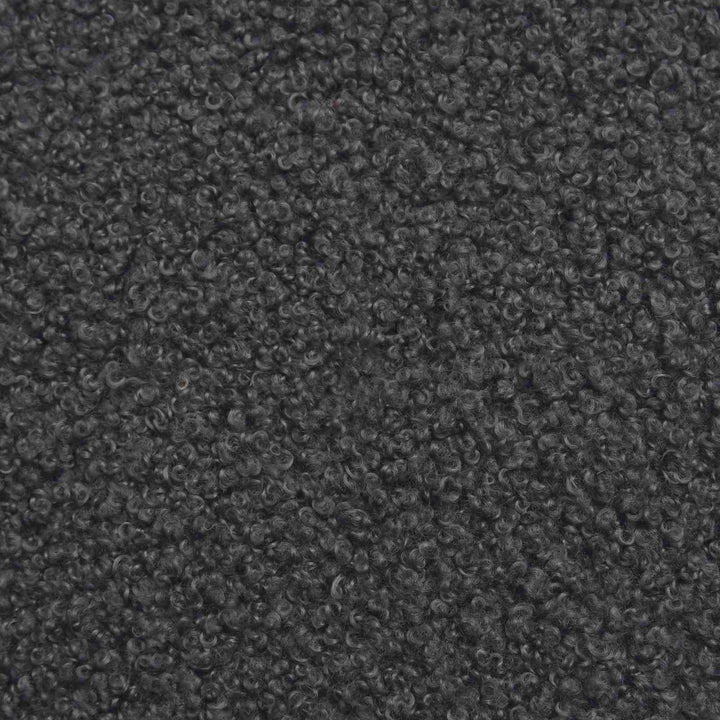 Fotpall Mörkgrå 55 X 35 X 41 Cm Bouclé
