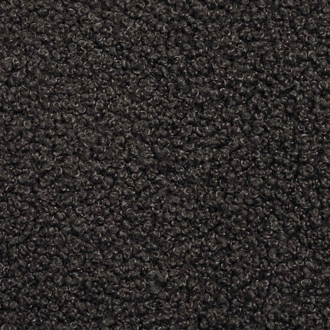 Fotpall Svart 55 X 35 X 41 Cm Bouclé