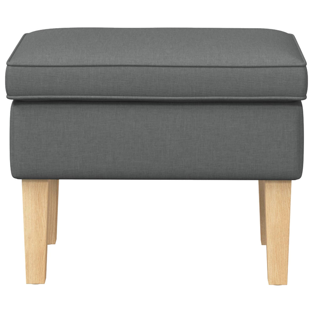 Fotpall Mörkgrå 55 X 35 X 41 Cm Tyg