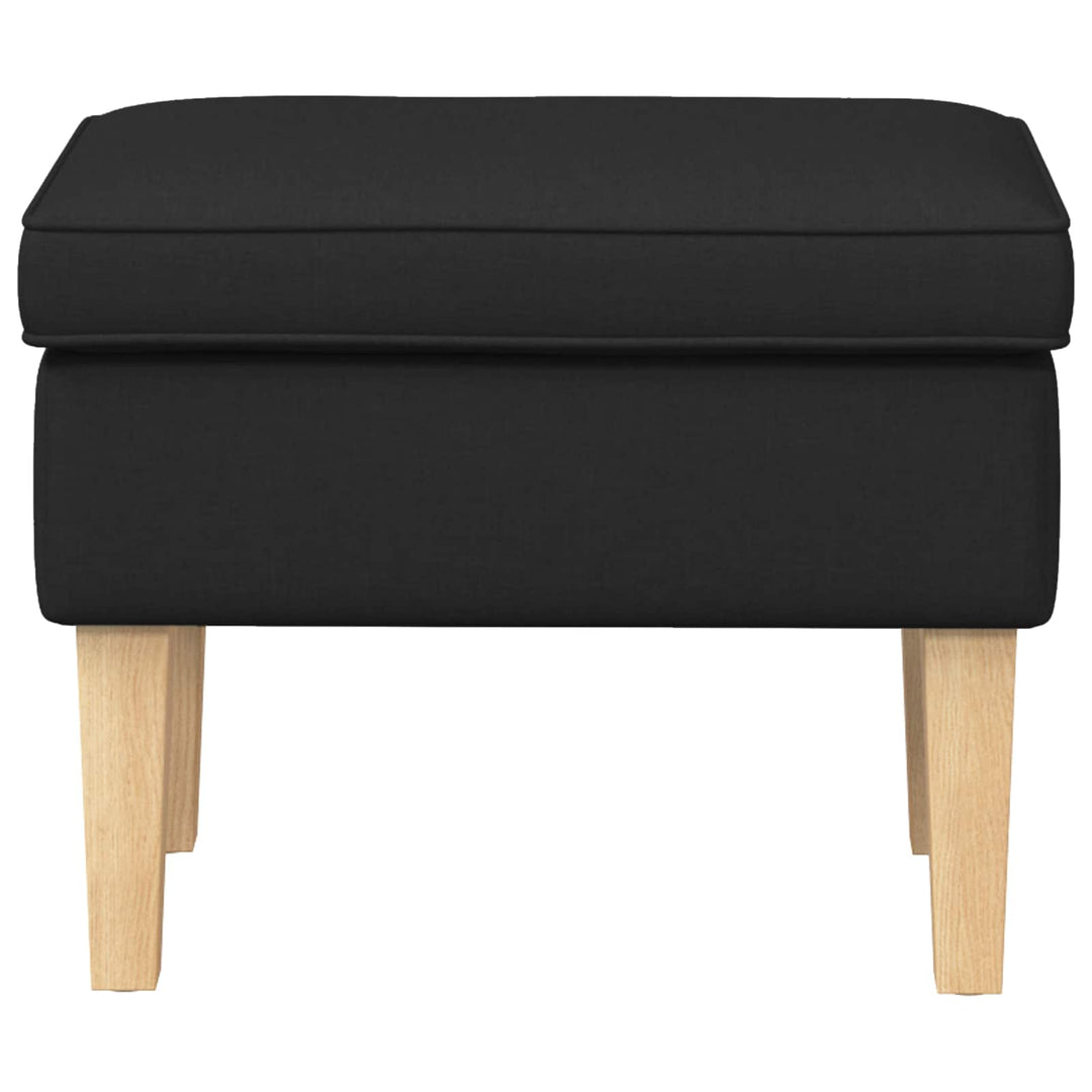Fotpall Svart 55 X 35 X 41 Cm Tyg