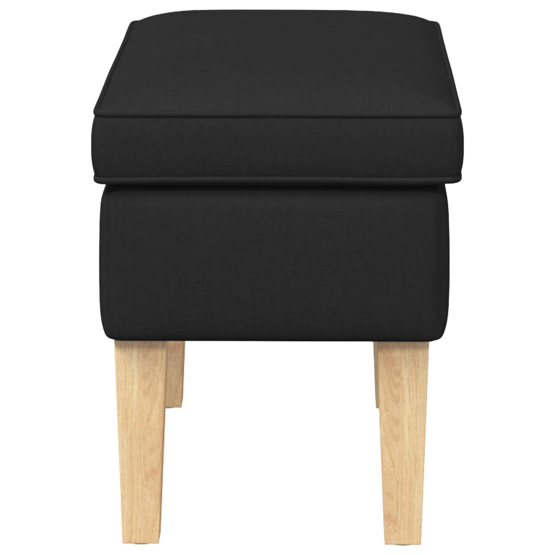 Fotpall Svart 55 X 35 X 41 Cm Tyg