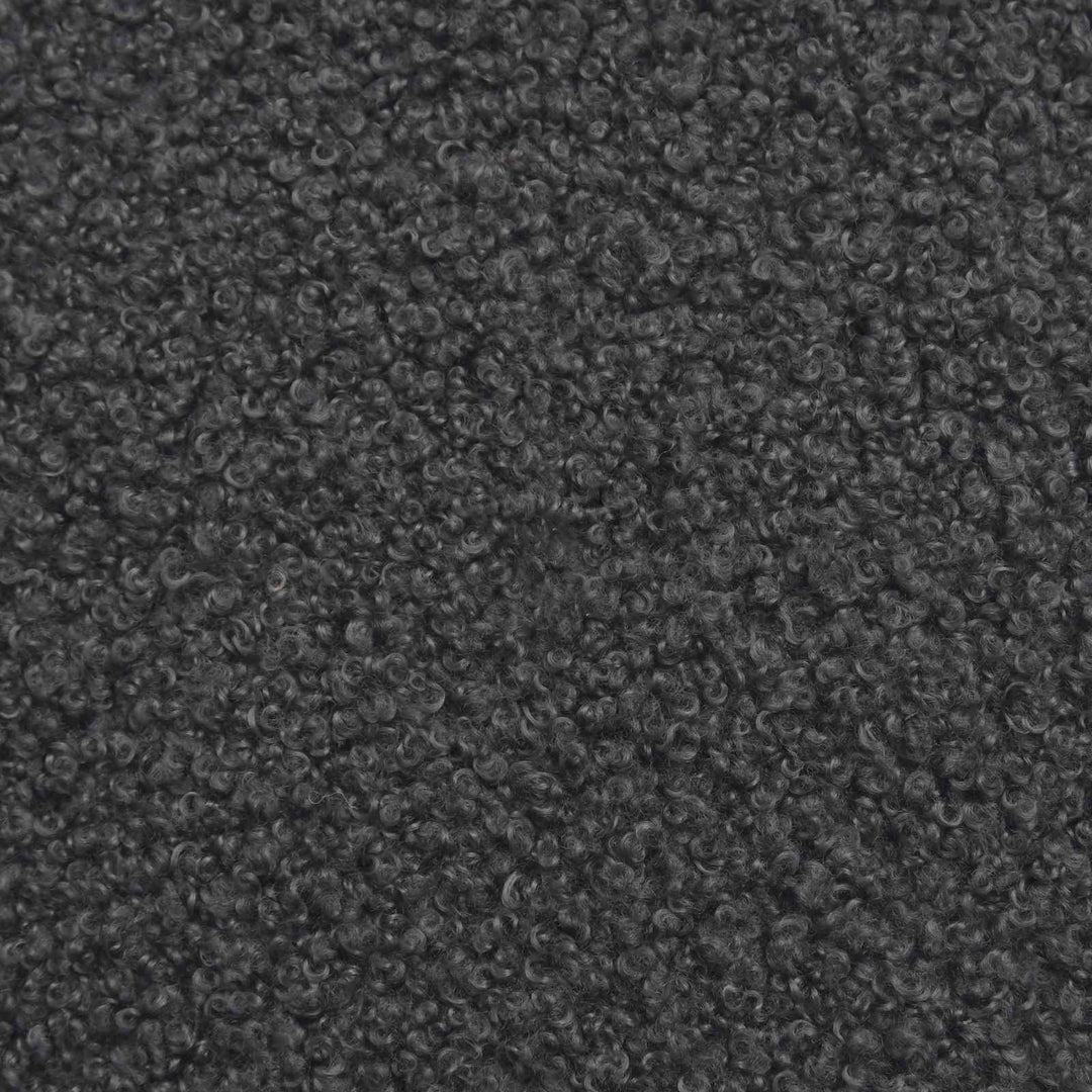 Fotpall Mörkgrå 55 X 35 X 41 Cm Bouclé