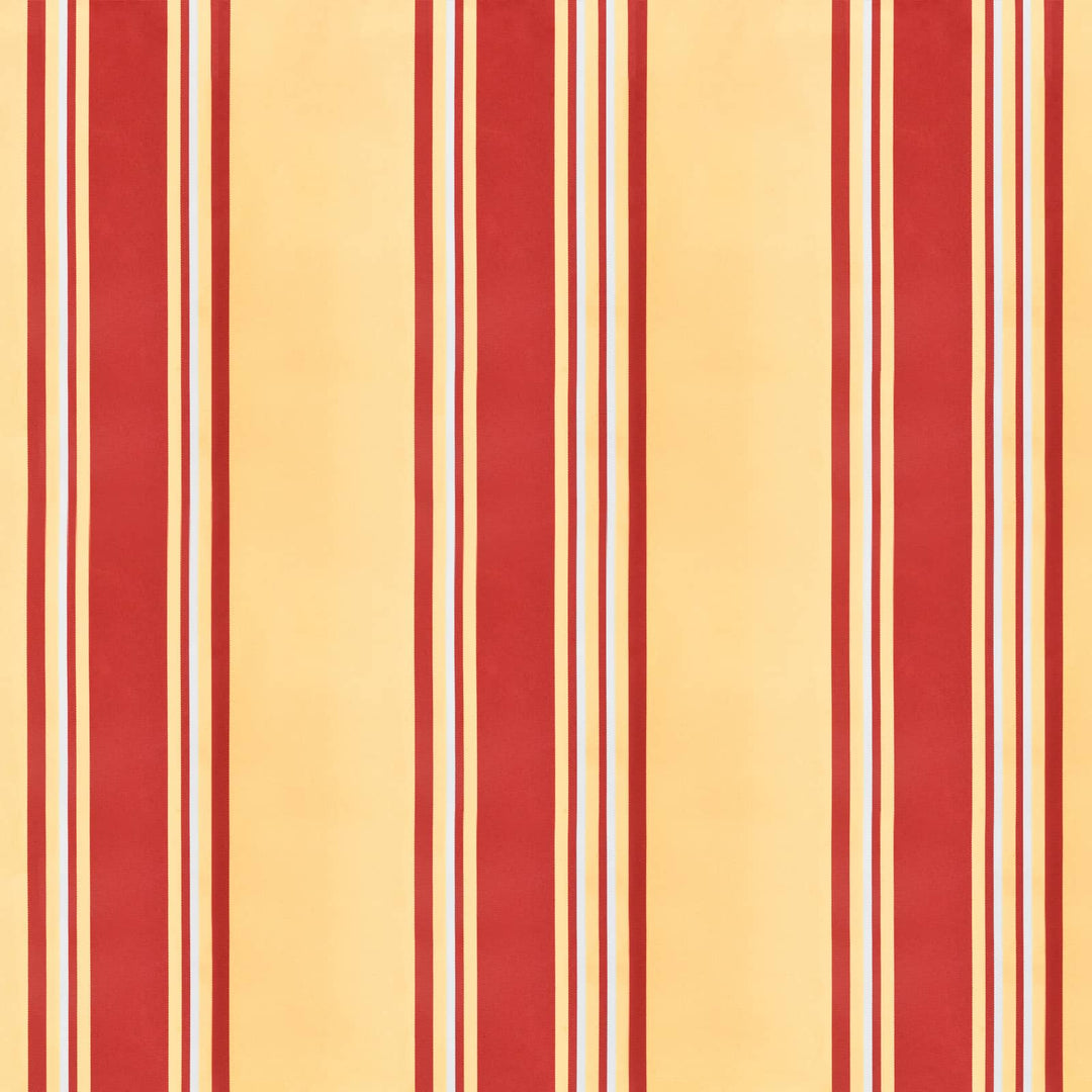 Utdragbar Markis Gul, Orange Och Vit 2,5 X 2 M