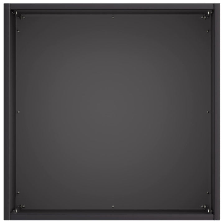 Trädgårdsplanterare Svart 20 X 20 X 20 Cm Kallvalsat Stål