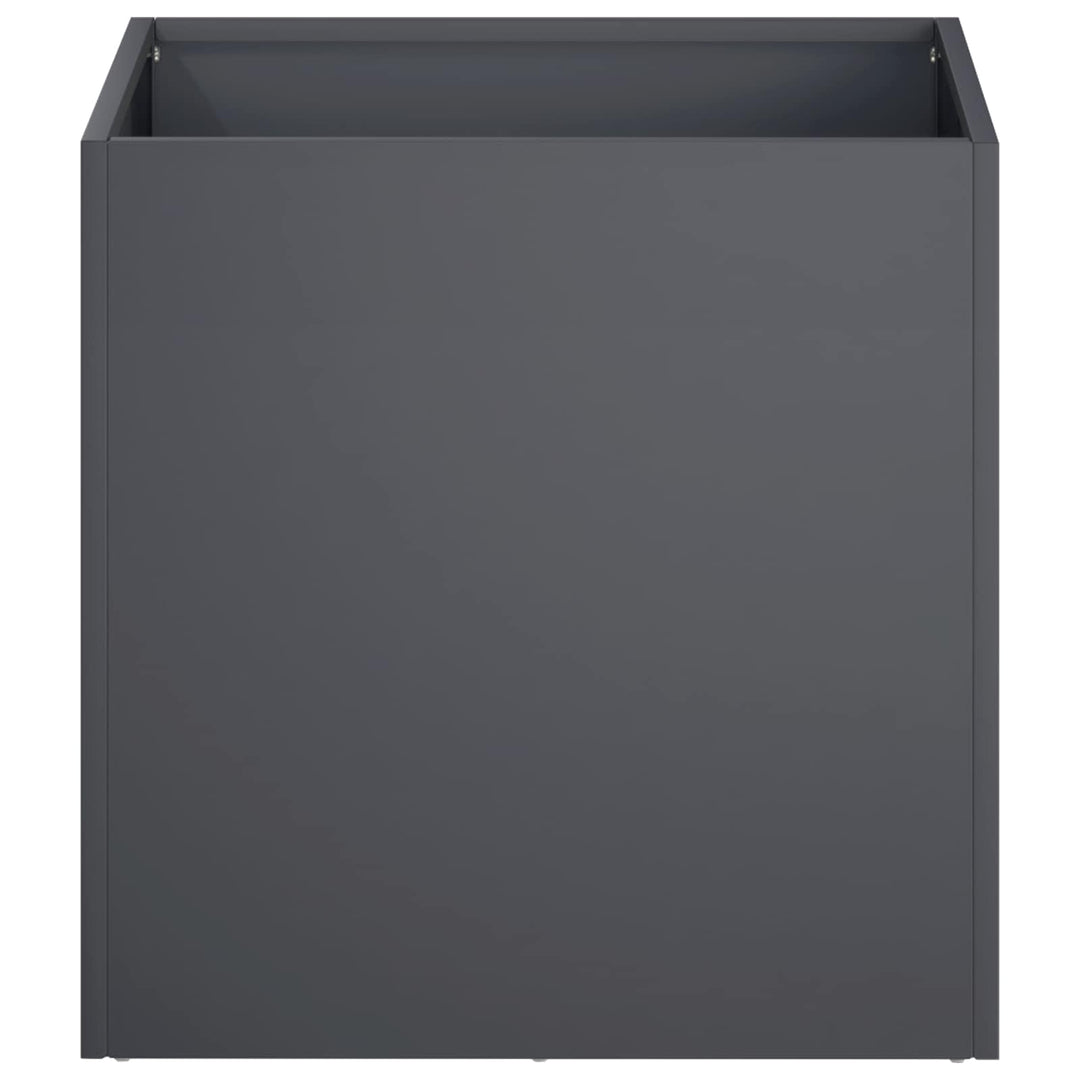 Trädgårdsplanterare Antracit 20 X 20 X 20 Cm Kallvalsat Stål