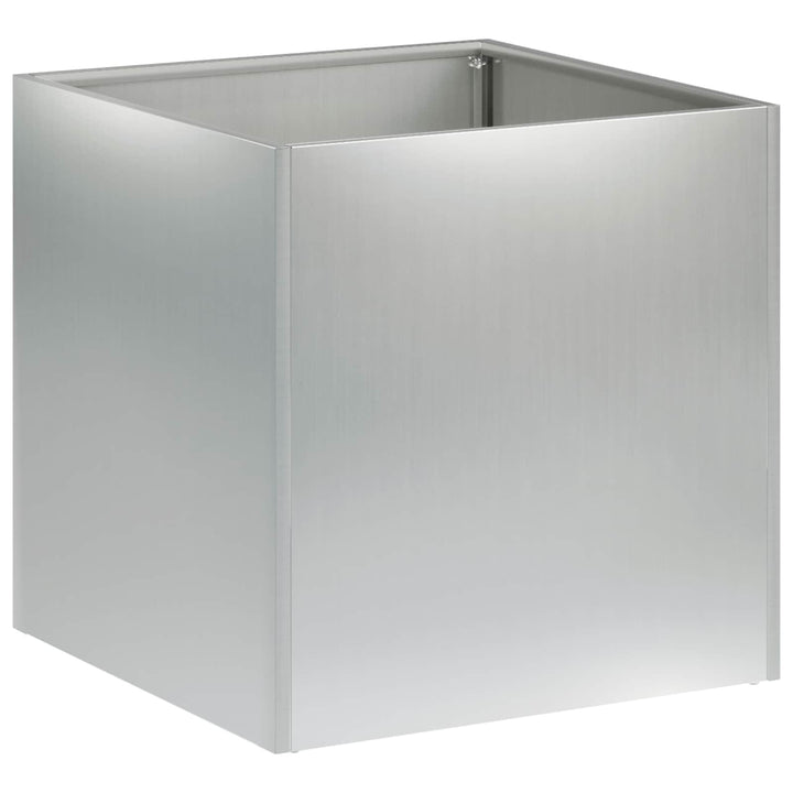Trädgårdsplanterare 2 St Silver 20 X 20 X 20 Cm