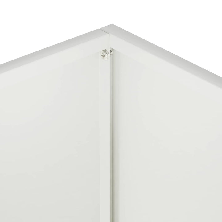Trädgårdsplanterare Vit 25 X 25 X 25 Cm Kallvalsat Stål
