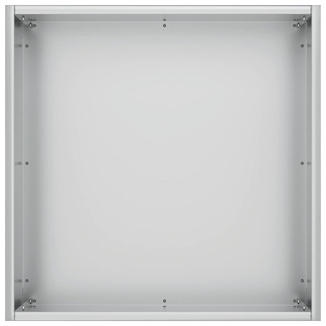 Trädgårdsplanterare 2 St Silver 25 X 25 X 25 Cm