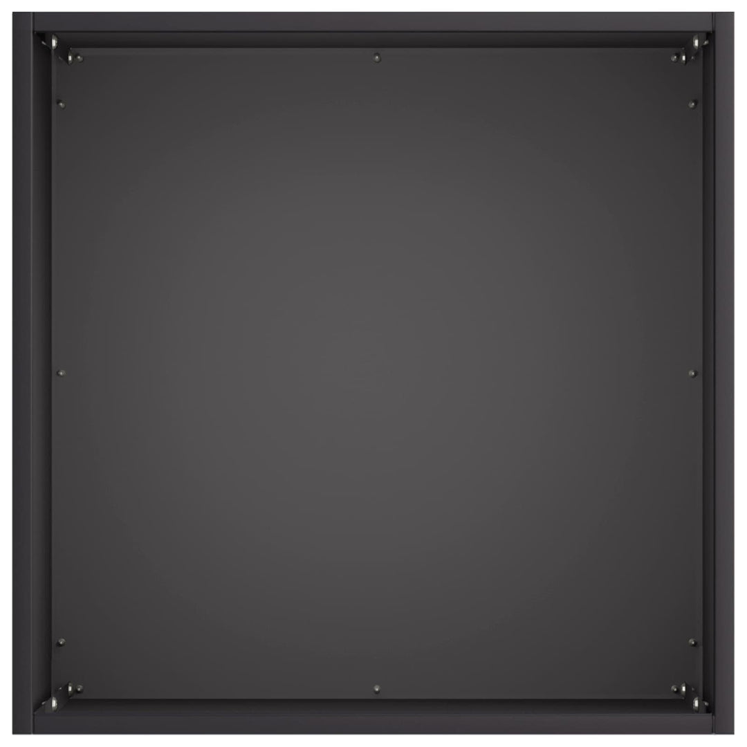Trädgårdsplanterare Svart 45 X 45 X 45 Cm Kallvalsat Stål
