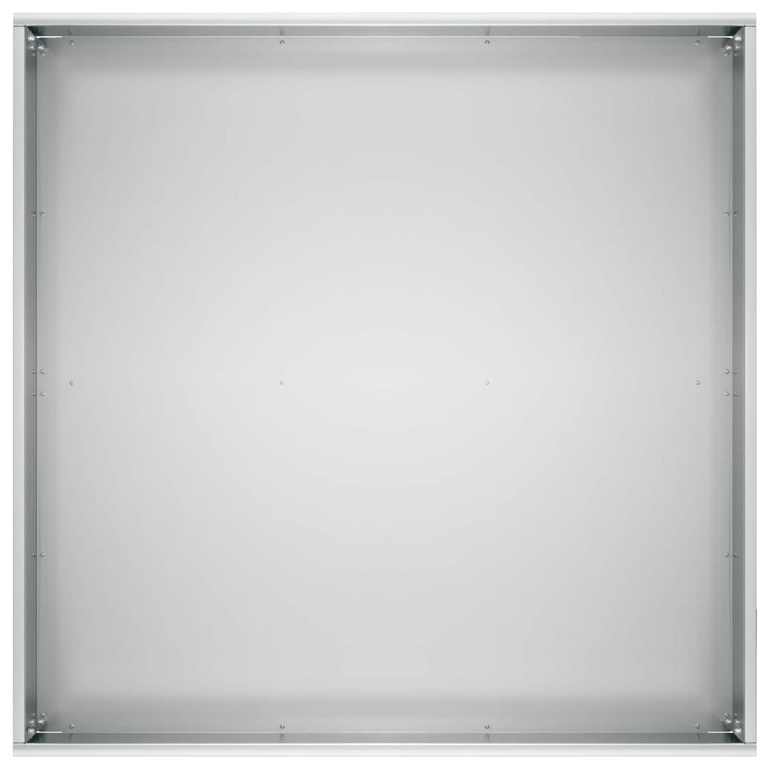 Trädgårdsplanterare 2 St Silver 60 X 60 X 20 Cm