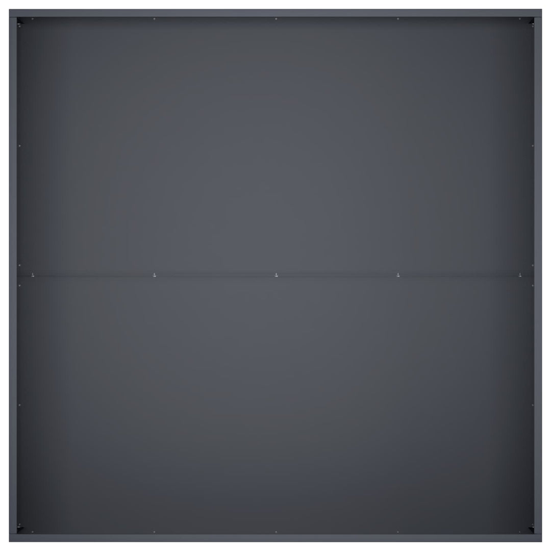 Trädgårdsplanterare Antracit 80 X 80 X 20 Cm Kallvalsat Stål