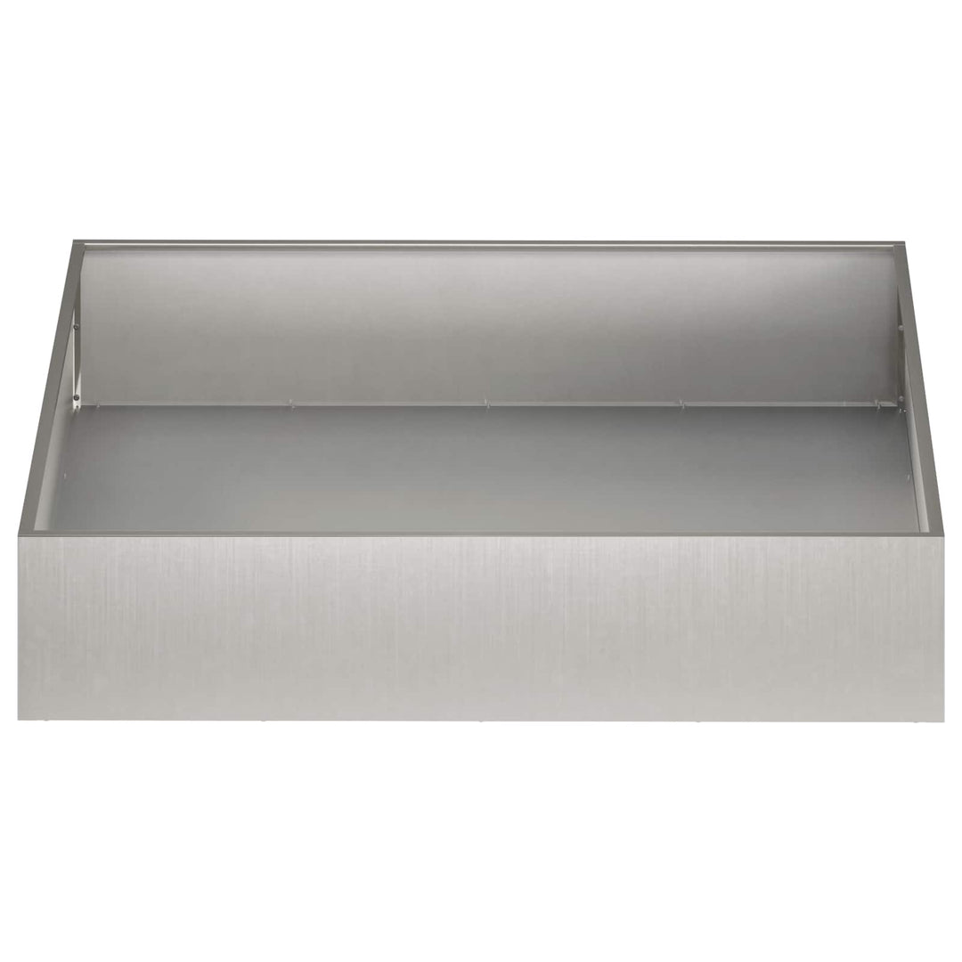 Trädgårdsplanterare Silver 80 X 80 X 20 Cm Rostfritt Stål
