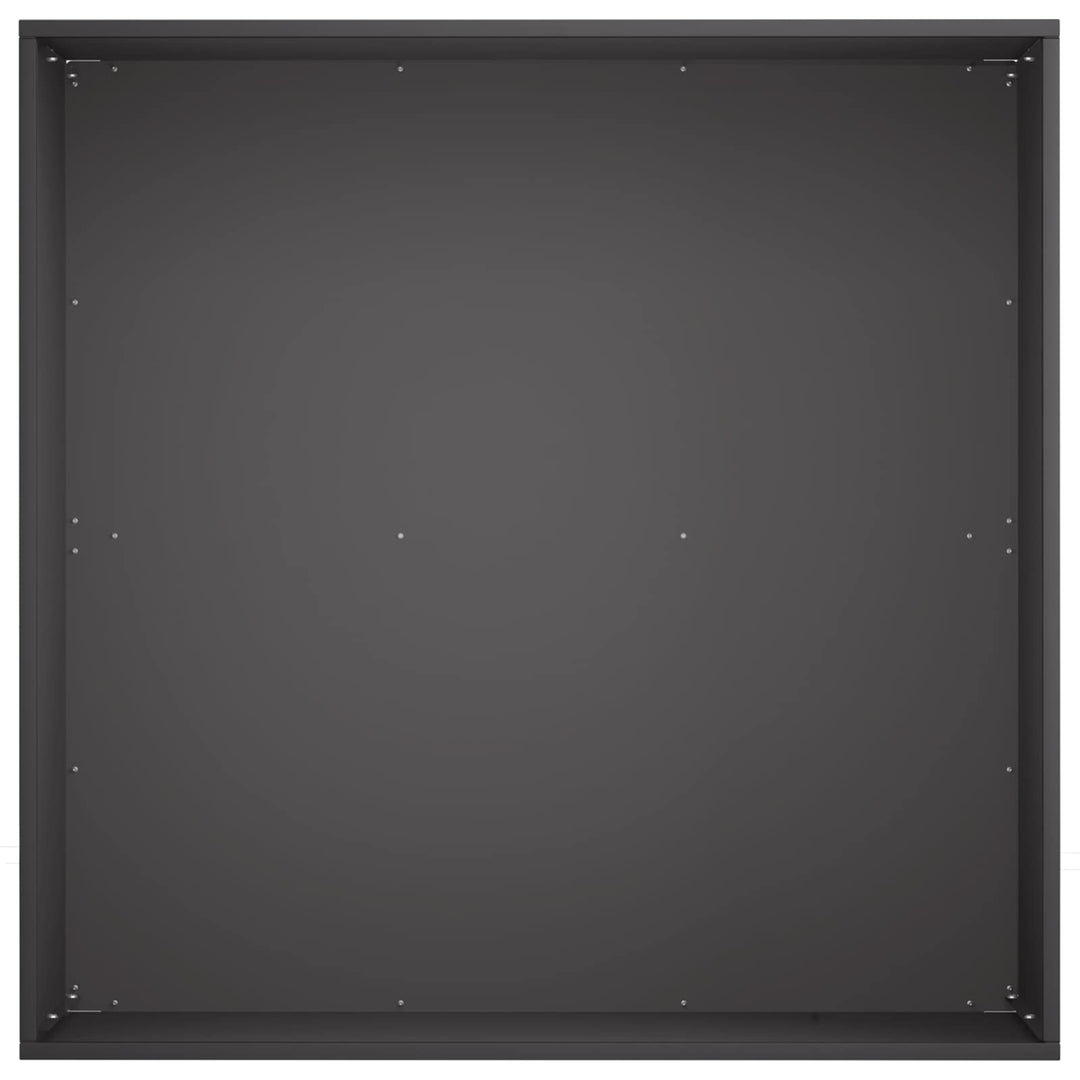 Trädgårdsplanterare 2 St Svart 40 X 40 X 30 Cm Kallvalsat Stål